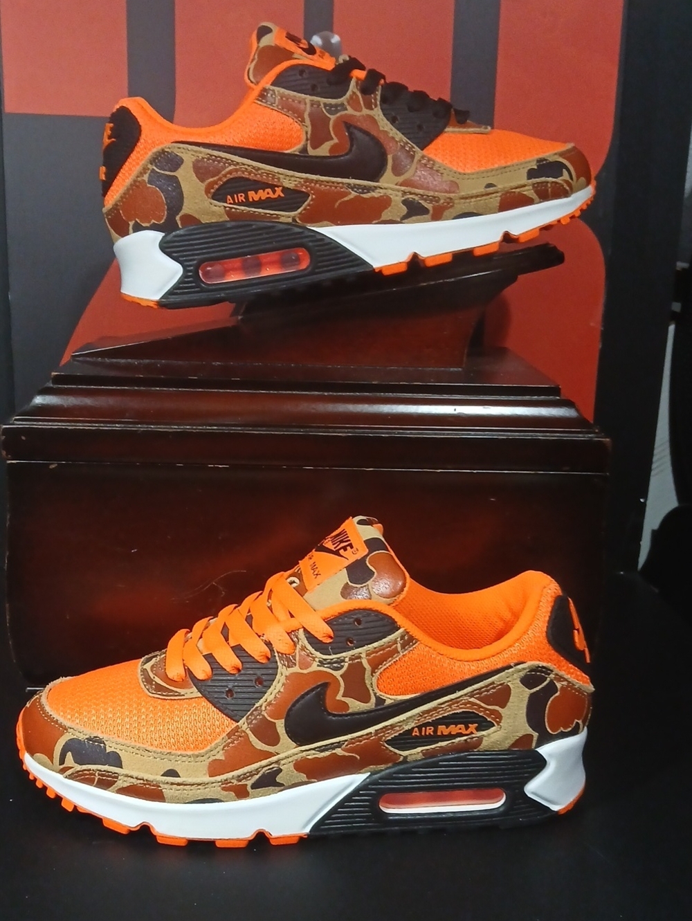 Nike Air Max '90 "Orange Camo" 2020, Mens Size-7. Like New! 100%AUTHENTIC!